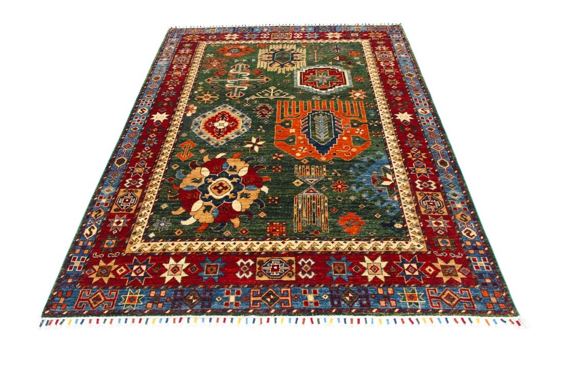 239x172 cm kazak tapijt fijn Handgeknoopt wol