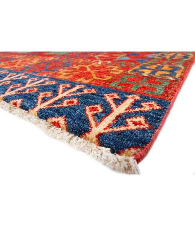 243x154 cm Kazak Rug Fine Hand knotted  Wool Oriental Carpet