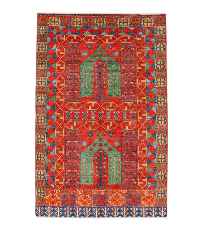 243x154 cm kazak tapijt fijn  Handgeknoopt wol