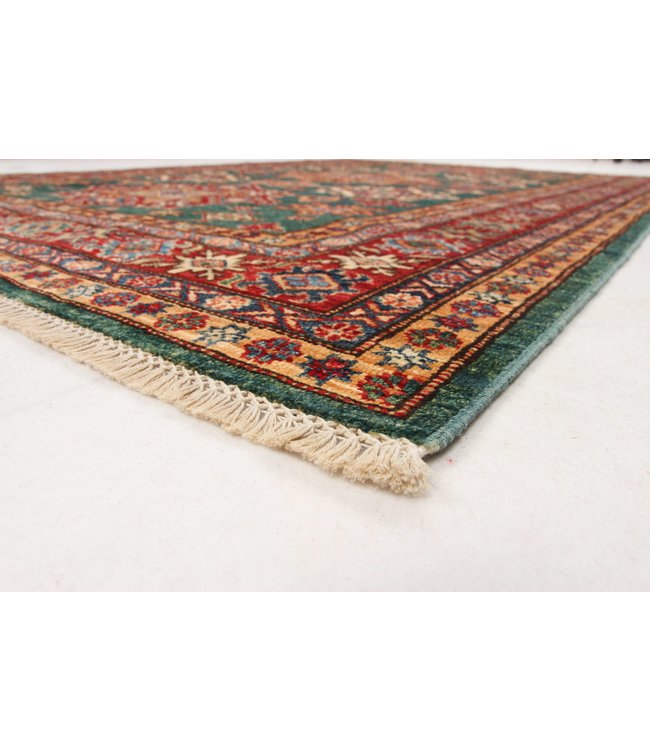 237x167 cm Kazak Rug Fine Hand knotted  Wool Oriental Carpet