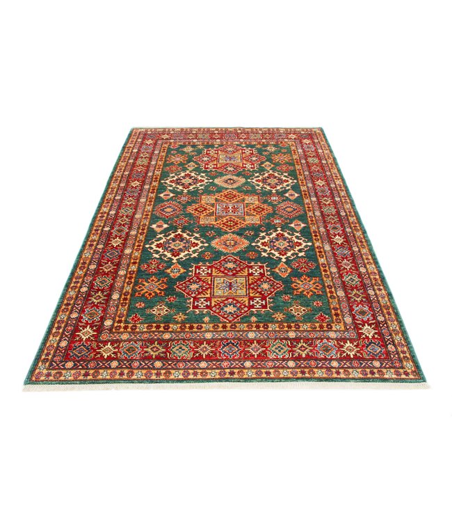 237x167 cm Kazak Rug Fine Hand knotted  Wool Oriental Carpet