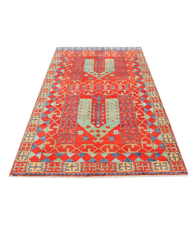 245x155 cm Kazak Rug Fine Hand knotted  Wool Oriental Carpet