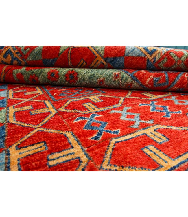 245x155 cm kazak Teppich fine handgeknüpft wolle