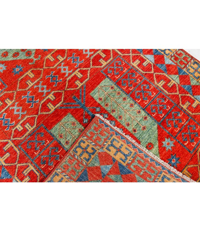 245x155 cm kazak Teppich fine handgeknüpft wolle