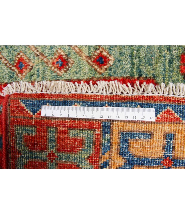 245x155 cm Kazak Rug Fine Hand knotted  Wool Oriental Carpet