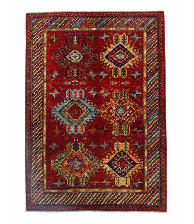 243x169 cm kazak Teppich fine handgeknüpft wolle