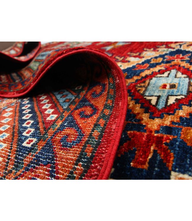 243x169 cm kazak Teppich fine handgeknüpft wolle