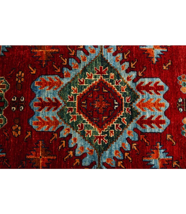 243x169 cm Kazak Rug Fine Hand knotted  Wool Oriental Carpet