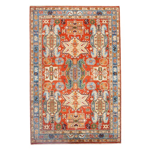 262x168 cm kazak Teppich fine handgeknüpft wolle 262x168 cm kazak Teppich fine handgeknüpft wolle
