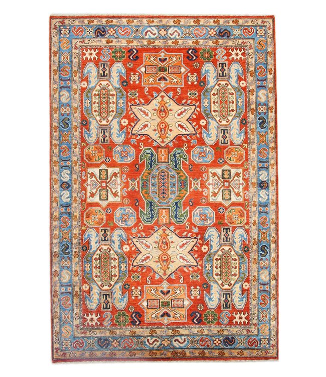 262x168 cm kazak Teppich fine handgeknüpft wolle