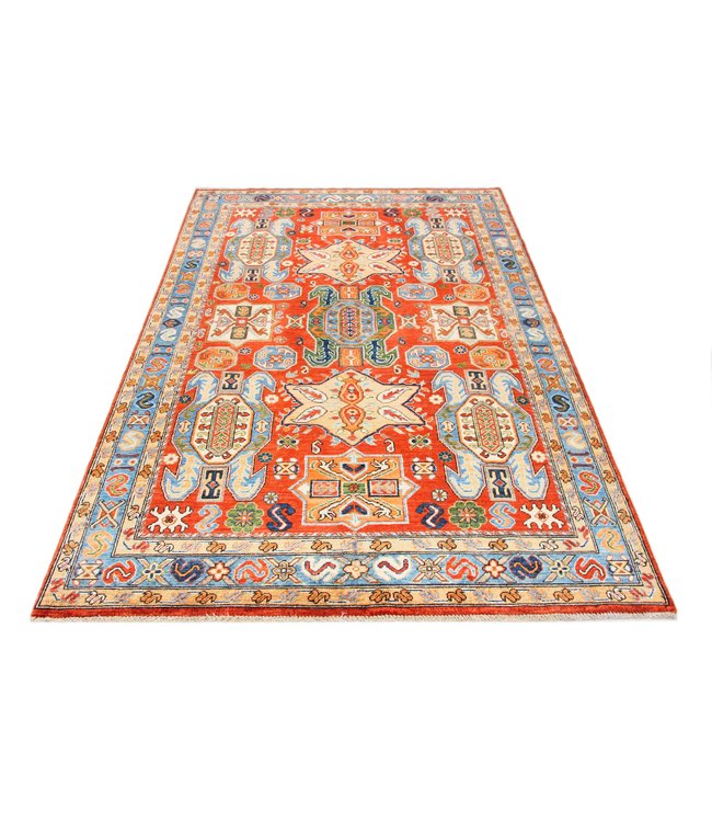 262x168 cm kazak tapijt fijn  Handgeknoopt wol