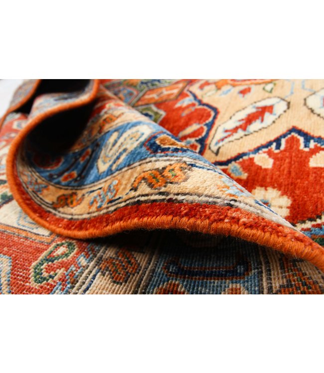 262x168 cm Kazak Rug Fine Hand knotted  Wool Oriental Carpet