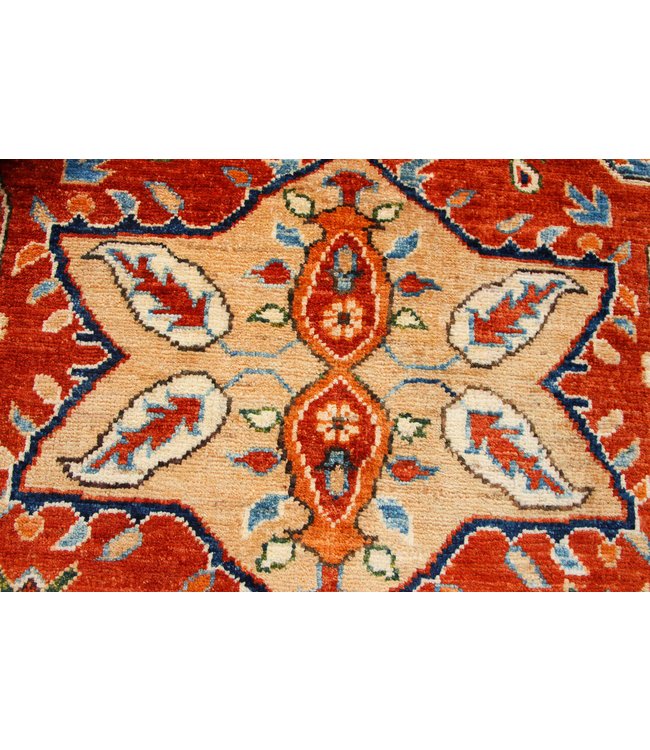 262x168 cm Kazak Rug Fine Hand knotted  Wool Oriental Carpet