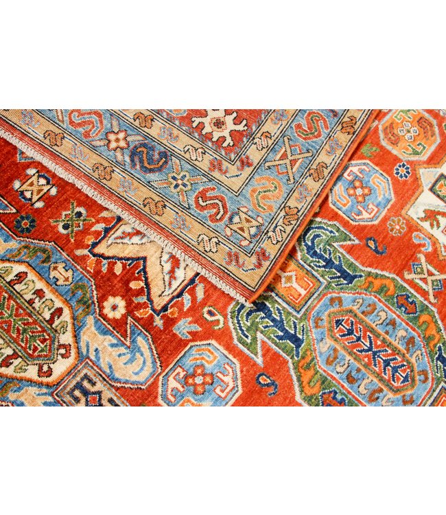 262x168 cm kazak tapijt fijn  Handgeknoopt wol