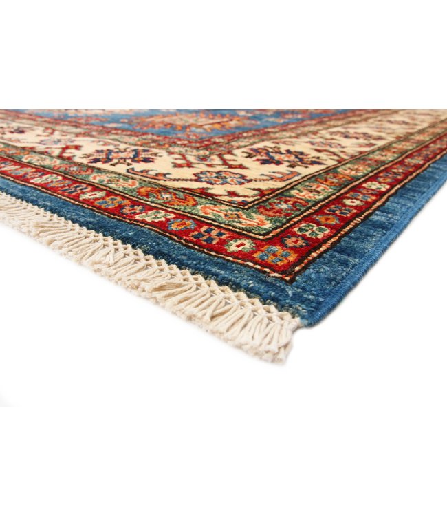 252x176 cm Kazak Rug Fine Hand knotted  Wool Oriental Carpet