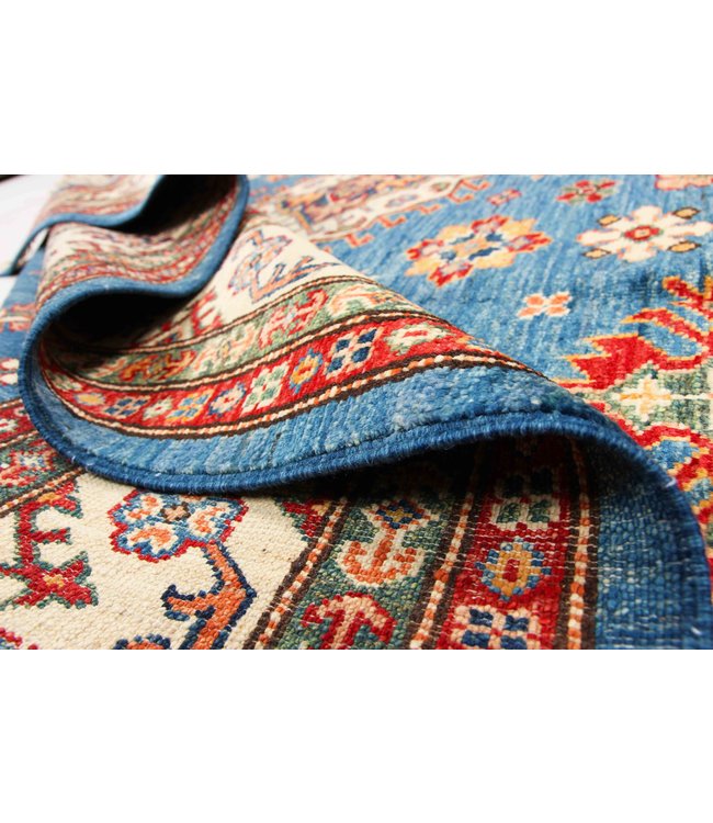 252x176 cm Kazak Rug Fine Hand knotted  Wool Oriental Carpet