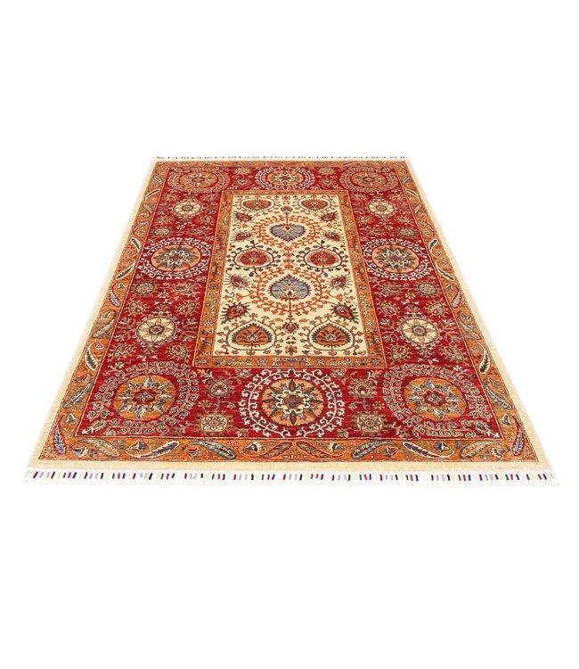 242x168 cm kazak Teppich fine handgeknüpft wolle