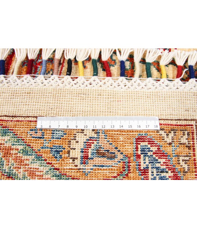 242x168 cm Kazak Rug Fine Hand knotted  Wool Oriental Carpet