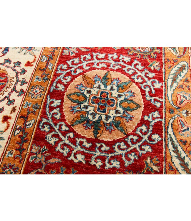 242x168 cm kazak Teppich fine handgeknüpft wolle