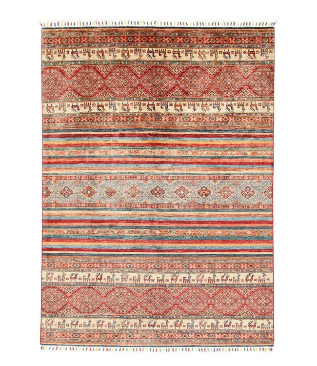 245x174 cm kazak tapijt fijn  Handgeknoopt wol