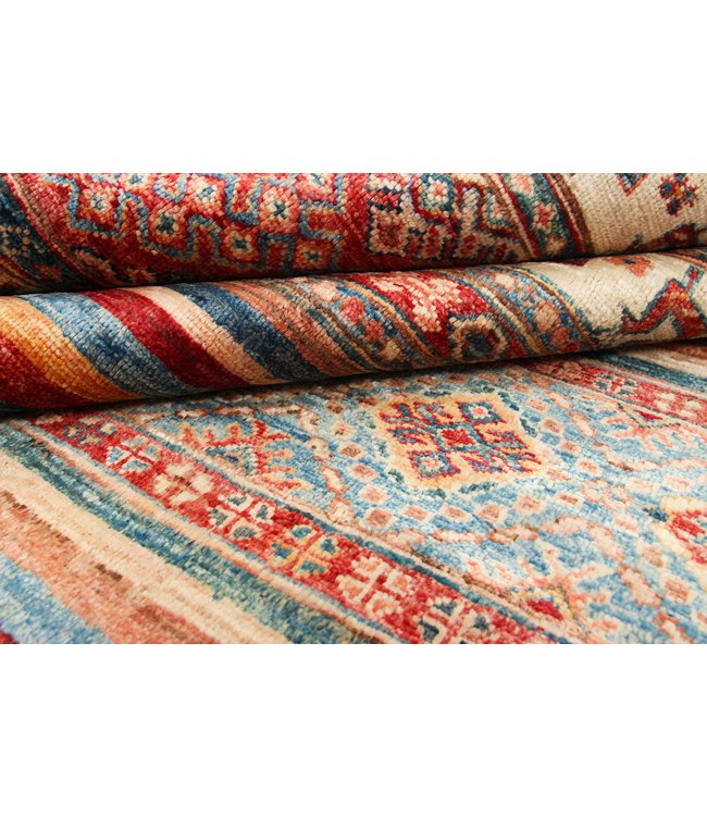 245x174 cm kazak tapijt fijn  Handgeknoopt wol