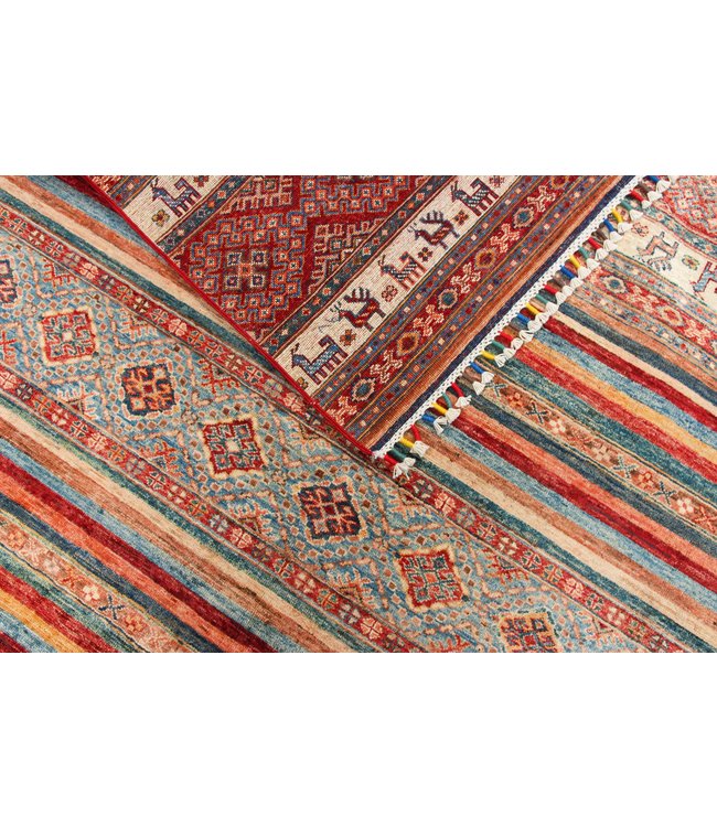 245x174 cm kazak tapijt fijn  Handgeknoopt wol