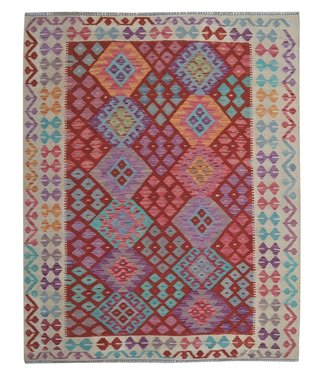 Hand Woven Afghan Wool Kilim Area Rug 6'43X5'05 tapis 196X154cm