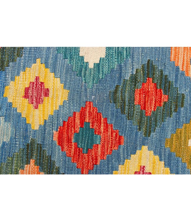 151x100 cm Handgewebte Orientalisch Wolle Kelim Teppich