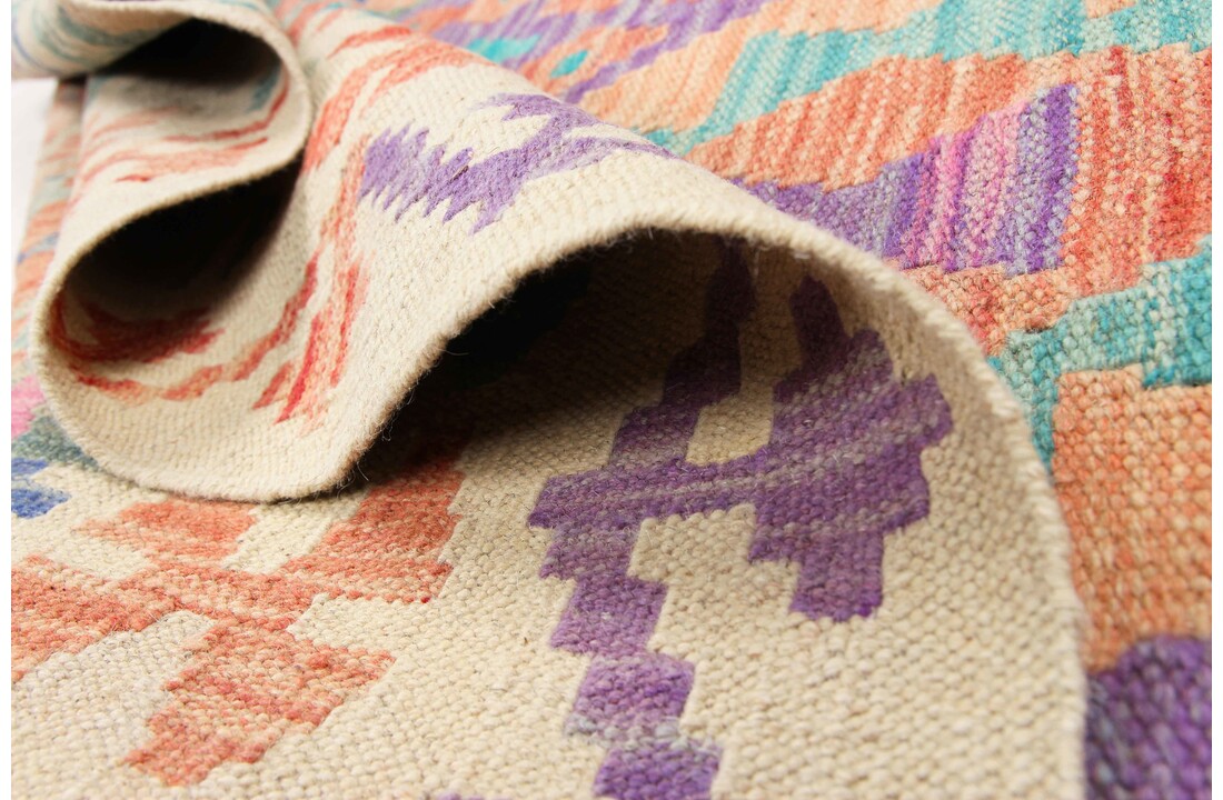 199x155 cm Kelim Teppich afghan kelim teppich