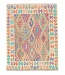 199x155 cm Hand Woven Afghan Wool Kilim Area Rug