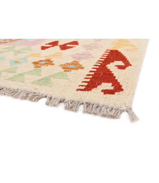 168x124 cm Hand Woven Afghan Wool Kilim Area Rug