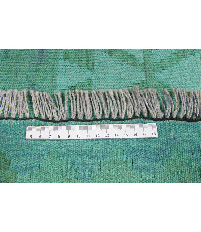 9'97x6'76 Hand Woven Afghan Wool Kilim Area Rug