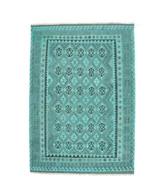 Handgewebte Orientalisch Wolle Kelim Teppich 294x206 cm Handgewebte Orientalisch Wolle Kelim Teppich 294x206 cm