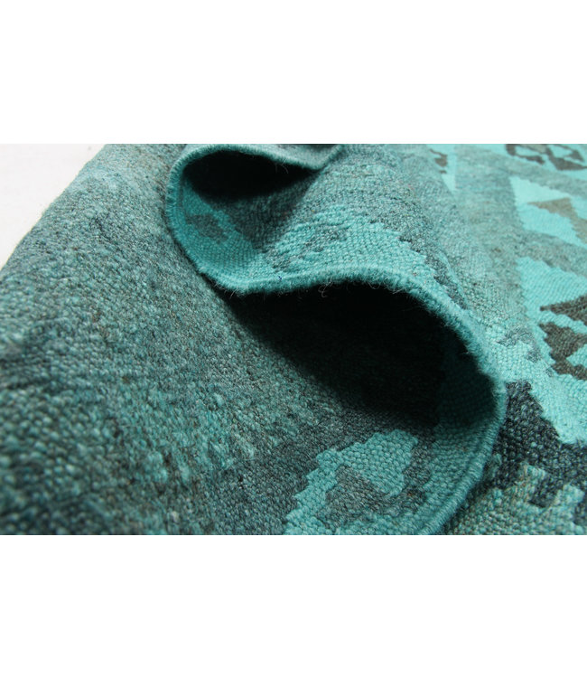 Handgewebte Orientalisch Wolle Kelim Teppich 294x206 cm