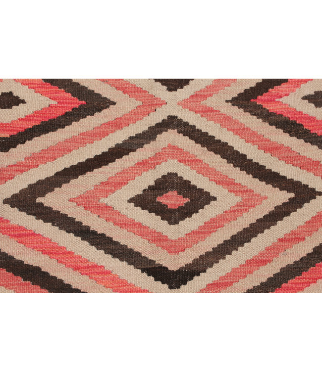 201x144 cm Hand Woven Afghan Wool Kilim Area Rug