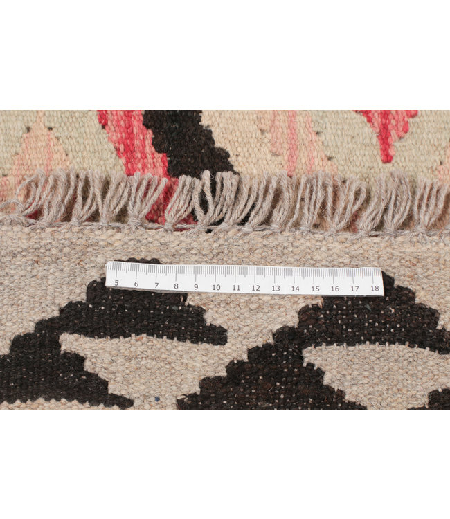 198x150 cm Handgewebte Orientalisch Wolle Kelim Teppich