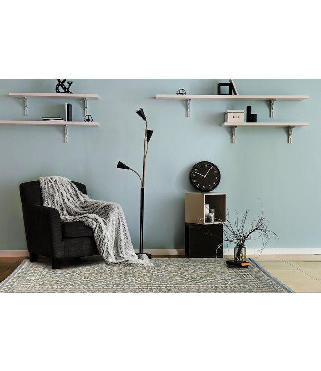 Handgemaakt Natural Kelim Wol Tapijt 305x199 cm