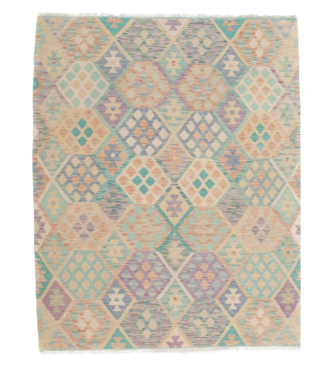 201x153 cmHandgewebte Orientalisch Wolle Kelim Teppich