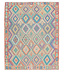 210x170 cm Hand Woven Afghan Wool Kilim Area Rug