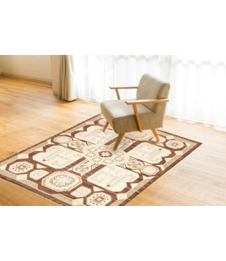 Hand knotted 8'0x6'2 ziegler rug  farahan Wool Rug 244x192 cm  Abstract Carpet