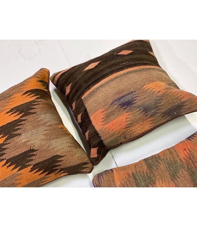 4x  unique vintage Kilim Cushion ca 45x45 cm