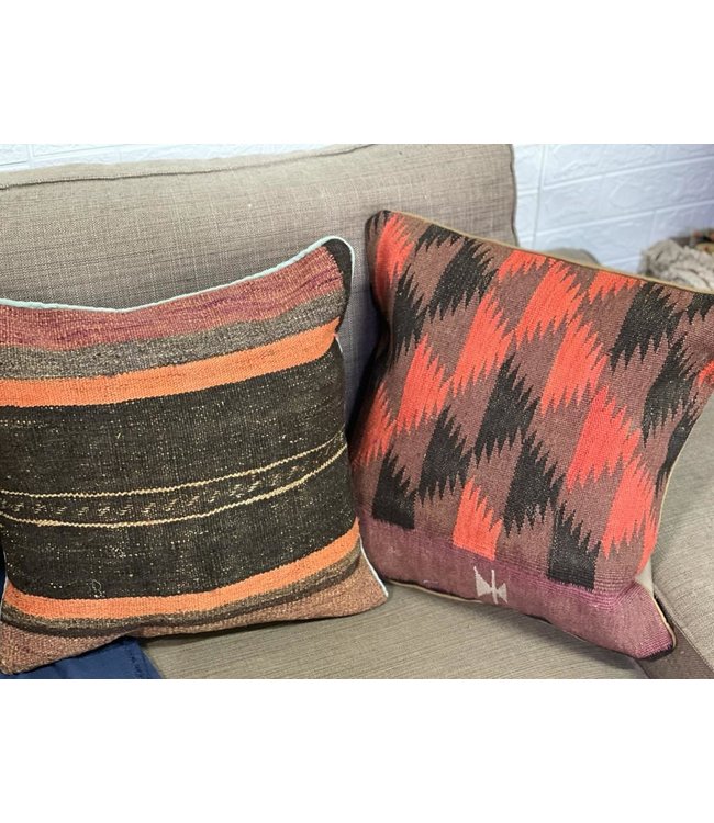 4x  unique vintage Kilim Cushion ca 45x45 cm