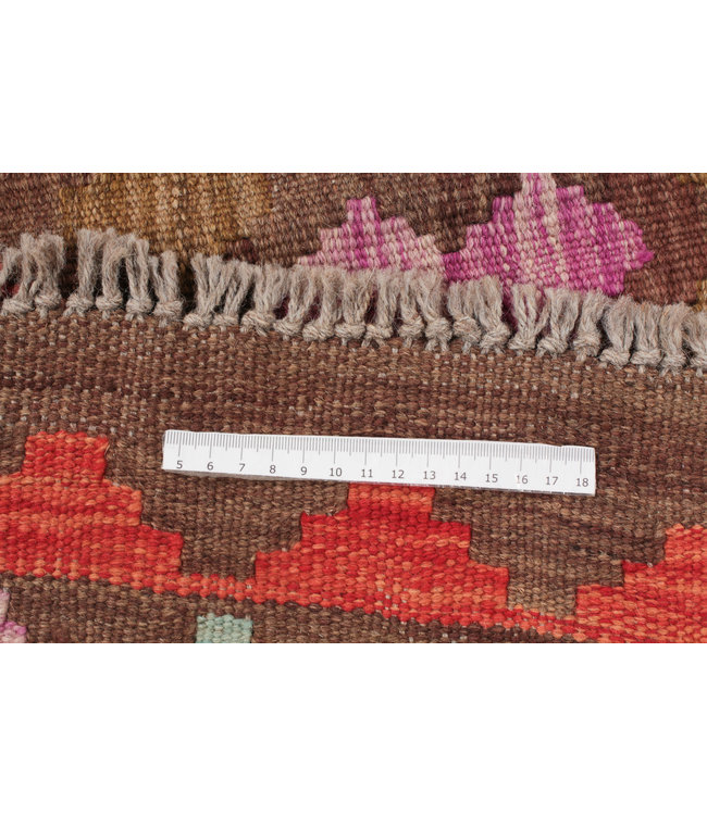 296x201 cm Handmade Afghan Kilim Area Rug Wool Carpet