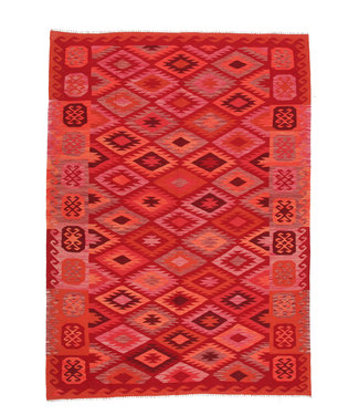 293x202 cm Handmade Afghan Kilim Area Rug Wool Carpet