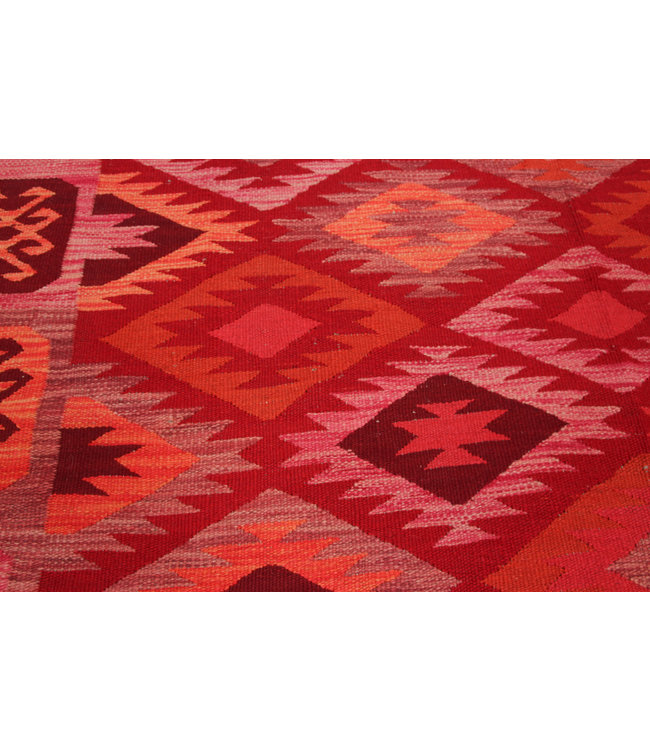 293x202 cm Handgemacht Wolle Kelim Teppich Orientteppich