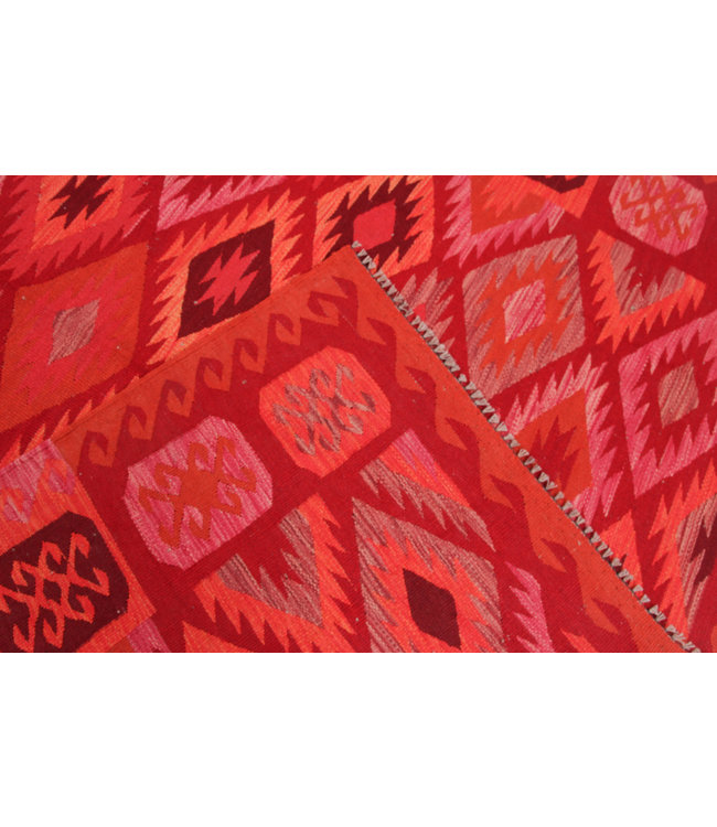 293x202 cm Handgemacht Wolle Kelim Teppich Orientteppich