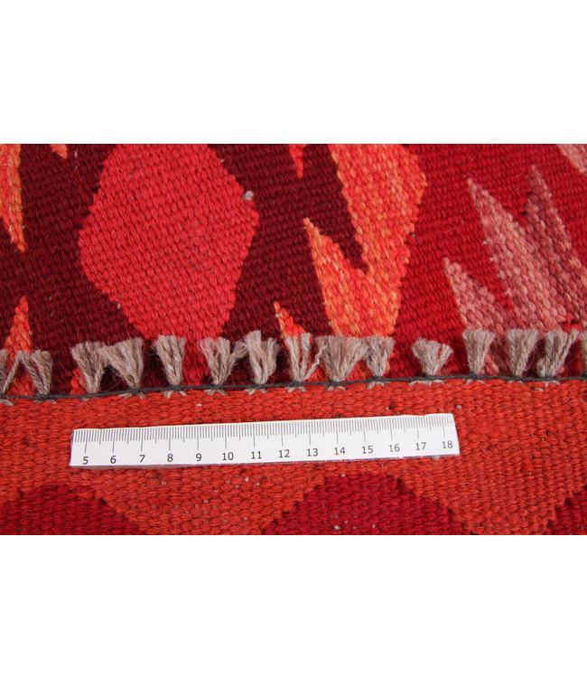 293x202 cm Handmade Afghan Kilim Area Rug Wool Carpet