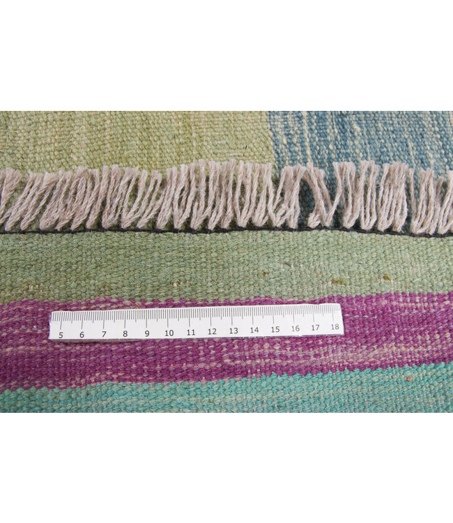 299x199 cm Handmade Afghan Kilim Area Rug Wool Carpet