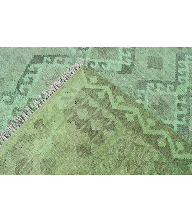 305x200 cm Handgemacht Wolle Kelim Teppich Orientteppich