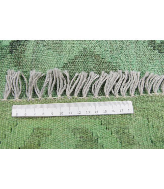 305x200 cm Handgemacht Wolle Kelim Teppich Orientteppich